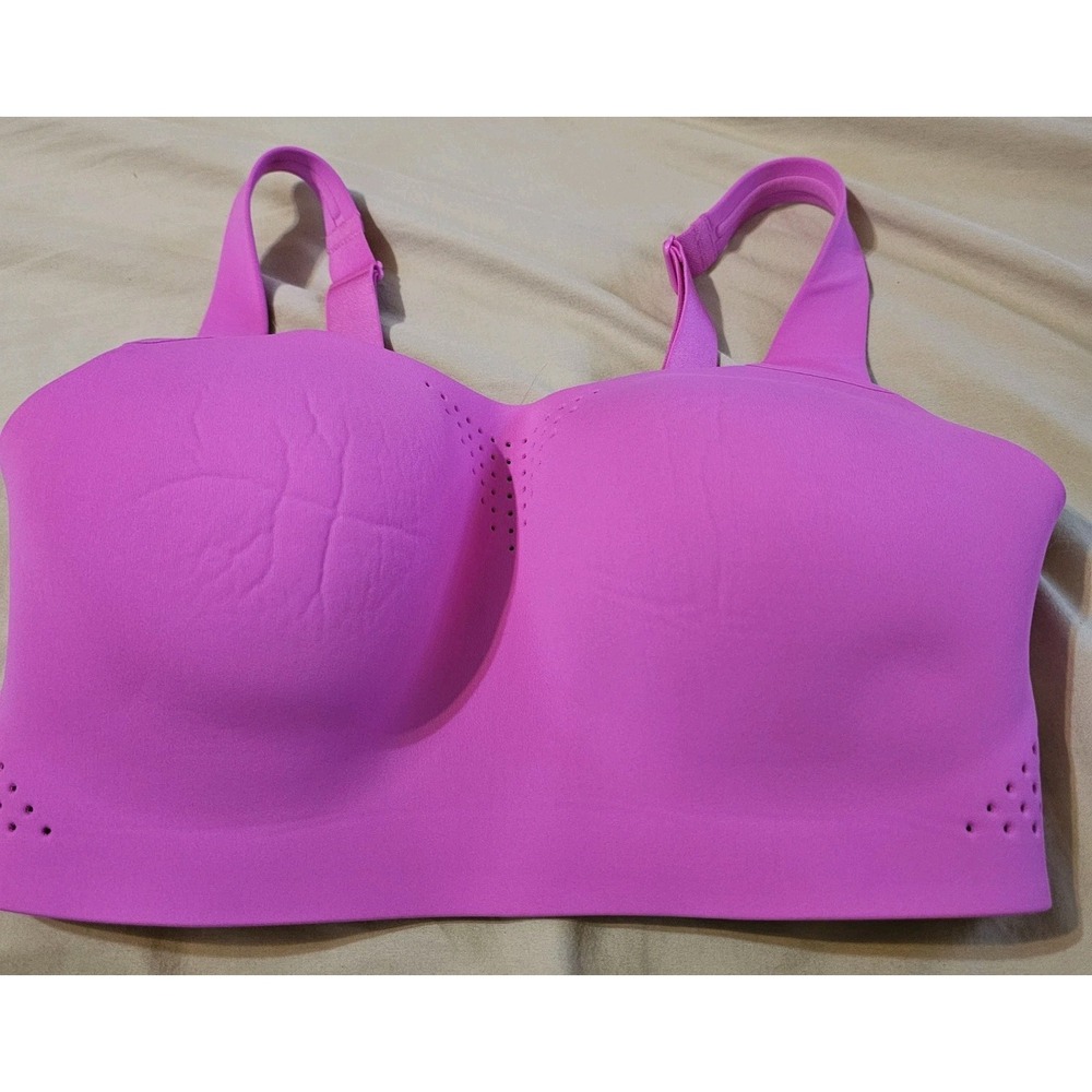 Victoria's Secret 36 Band D VSX Sports Bra 36D Featherweight Max Bright Pink